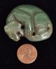 Jade Jaguar Effigy - Mesoamerican Statue - Antique Pre Columbian Artifacts The Americas photo 10