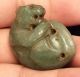 Jade Jaguar Effigy - Mesoamerican Statue - Antique Pre Columbian Artifacts The Americas photo 7