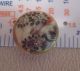 Antique Japanese Satsuma Button Of Bird & Flora Signed Gold Border Buttons photo 2