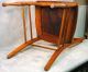 Antique Oak Wood Dining Chair Carved Back Wood Seat 1900-1950 photo 11