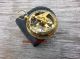 Nautical Handcrafted Collectible Brass Sundial Lid Compass With Leather Cover Compasses photo 3