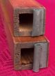 2 Antique Collectible Wooden Organ Pipes Early 1900 ' S Prim Decor Repurpose Keyboard photo 4