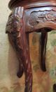 Antique Chinese/japanese Urn Stands,  Carved Hardwood Tables photo 5