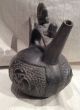 Chimu Pre Columbian Lambayeque Pottery Stirrup Vessel Maize God 700ad - 1350 Ad The Americas photo 2