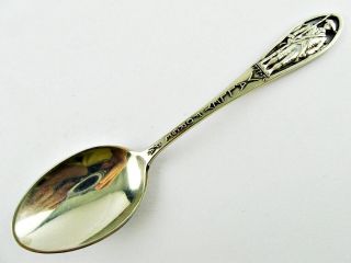 Antique Valley Forge,  Pennsylvania Sterling Silver Souvenir Spoon 3 & 1/2 