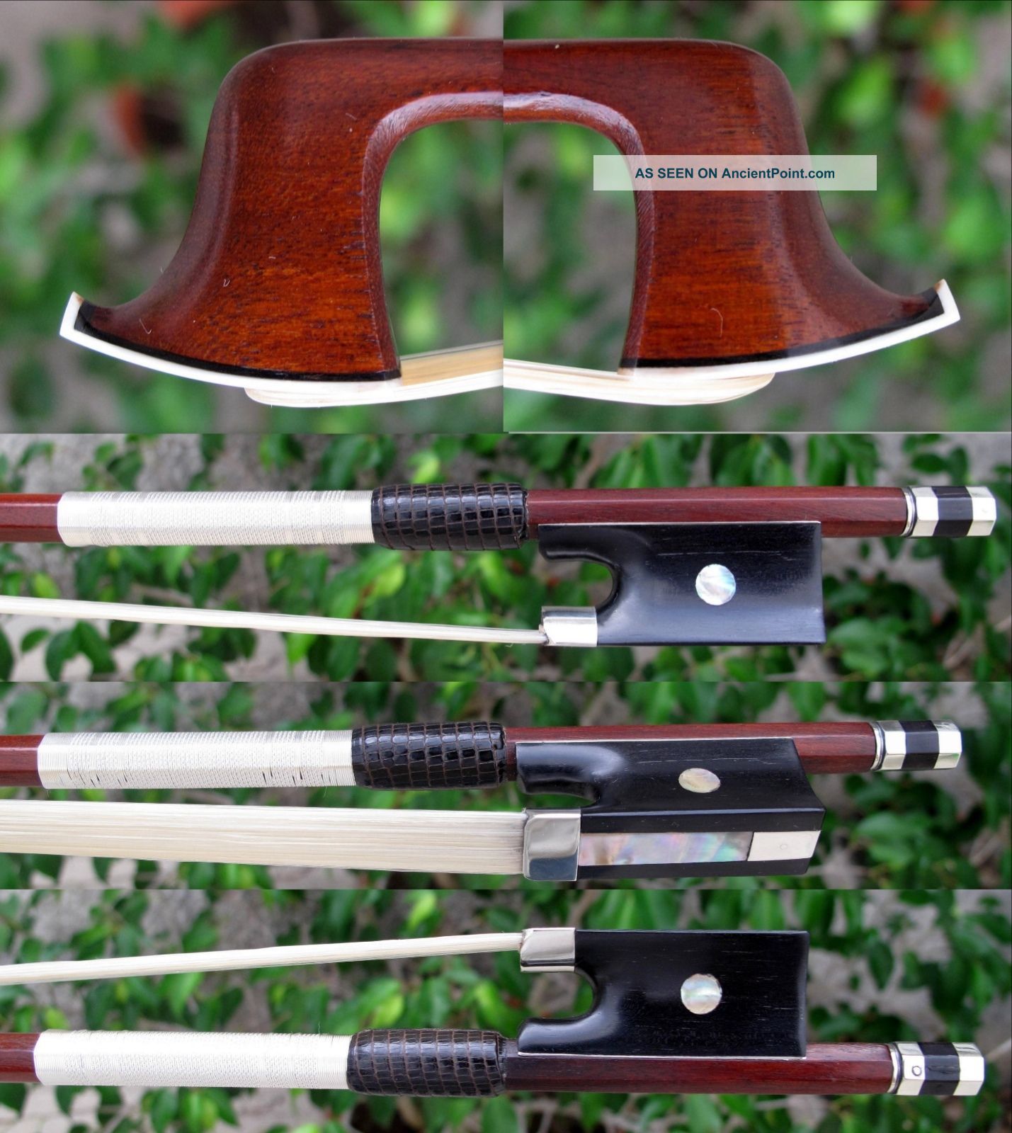 French Old Antique Viola Bow By J.  T.  - Lamy C.  1920 String photo