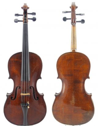 Fine,  Antique Bergmann Andras Labeled 4/4 Old Violin photo