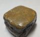 E282: Real Old Japanese Bizen Pottery Incense Case Kogo With Shifuku And Box Other Japanese Antiques photo 5