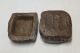 E282: Real Old Japanese Bizen Pottery Incense Case Kogo With Shifuku And Box Other Japanese Antiques photo 7