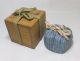E282: Real Old Japanese Bizen Pottery Incense Case Kogo With Shifuku And Box Other Japanese Antiques photo 8