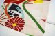 Japanese Kimono Silk Fabric Vintage Scrap Of Cloth Antique Flower/fan/pink 2211b Kimonos & Textiles photo 10