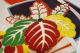 Japanese Kimono Silk Fabric Vintage Scrap Of Cloth Antique Flower/fan/pink 2211b Kimonos & Textiles photo 5