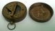 1885 Vintage Repro Dolland Mechanical Brass Pocket Sundial Compasses photo 2