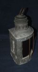 Vintage Maritime Ship Corner Lantern W/red Ruby Glass Lens – Dietz Lamps & Lighting photo 1