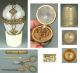Antique Glass Egg Sewing Etui W/ Gilded Tools & Thimble French Circa 1850 Other Antique Sewing photo 1