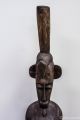 African Carved Wood Male Tribal Statue From West Africa 4ft Authentic Sculptures & Statues photo 1