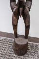 African Carved Wood Male Tribal Statue From West Africa 4ft Authentic Sculptures & Statues photo 3