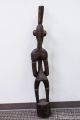 African Carved Wood Male Tribal Statue From West Africa 4ft Authentic Sculptures & Statues photo 5