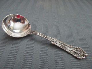 Spoon Gorham Coligni 1889 Sterling Silver.  925 Mono Soup Bouillon Round Bowl photo