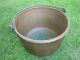 Large Antique Copper Kettle Couldron Applebutter Dovetail No Leaks Other Antique Home & Hearth photo 10