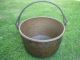 Large Antique Copper Kettle Couldron Applebutter Dovetail No Leaks Other Antique Home & Hearth photo 1