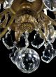 Large Marie Therese Chandelier Bronze Crystal Glass Ornate French Antique Chandeliers, Fixtures, Sconces photo 9