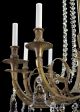 Large Marie Therese Chandelier Bronze Crystal Glass Ornate French Antique Chandeliers, Fixtures, Sconces photo 4