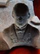 C.  1901 William Mckinley Cast Iron Three Place Mold For Making Memorial Busts Nr Industrial Molds photo 1