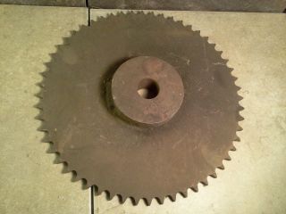 Old Antique Industrial Decor - Huge Rareheavy Iron Gear Cogs (1) - Steampunk photo