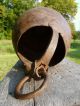 1700 ' S Antique Iron Pot Cooking Colonial Trade.  Kitchen Kettle Cauldron Bucket Other Antique Home & Hearth photo 2