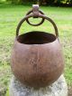 1700 ' S Antique Iron Pot Cooking Colonial Trade.  Kitchen Kettle Cauldron Bucket Other Antique Home & Hearth photo 6