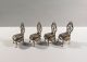 Four Victorian Sterling Silver Miniature Chairs; E.  T.  Bryant; 1897 Miniatures photo 2