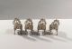 Four Victorian Sterling Silver Miniature Chairs; E.  T.  Bryant; 1897 Miniatures photo 3