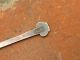Vintage Abstract Stamped Silver Spoon 4.  5in (5.  9g) Flatware & Silverware photo 3