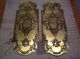 Reclaimed Solid Brass Door Finger Plates Antque Finish 2 Plates Churb Door Knobs & Handles photo 1
