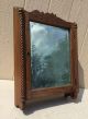 Fine Antique Carved Oak Apothecary Cabinet W Beveled Glass Mirror 1900-1950 photo 3