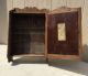 Fine Antique Carved Oak Apothecary Cabinet W Beveled Glass Mirror 1900-1950 photo 5
