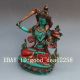 Old Tibet Turquoise Tibetan Buddhism Statue - - - Manjushri Kwan-yin photo 5