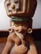 Mayan Aztec Incan Mexican Folk Art Pottery Effigy Icon Red Clay Figural Vessel The Americas photo 9