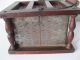 Antique Early1800 Punched Tin & Wood Foot Warmer W/ Coal Tin For Carriage Buggy Primitives photo 7