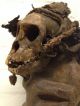 Cameroon: Tribal African Fetisch Anyang With Head Skull. Sculptures & Statues photo 4