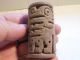 Chimu Roller Stamp Pre - Columbian Pottery Archaic Ancient Artifact Peru Mayan Nr The Americas photo 2