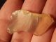 Translucent Prehistoric Tool Made From Libyan Desert Glass Found In Egypt 4.  61gr Neolithic & Paleolithic photo 1