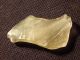 Translucent Prehistoric Tool Made From Libyan Desert Glass Found In Egypt 4.  61gr Neolithic & Paleolithic photo 2