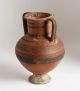 Large Ancient Black - On - Red Pottery Amphora / Cypriot,  Greek,  Etruscan,  Or Roman Roman photo 4