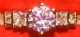 Ladies Ring Car Boot Find,  18k White Gold Gp, British photo 5