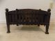 Antique Vintage Cast Iron Gothic Victorian Fireplace Log Grate Insert Hearth Ware photo 5