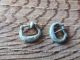 Medieval Britain.  Two Early Small Bronze Belt Buckles. British photo 1