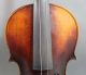 Antique 4/4 German Strad Copy Figured Maple Violin & Eastman Bow,  Case,  Nr String photo 9