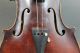 Antique 4/4 German Strad Copy Figured Maple Violin & Eastman Bow,  Case,  Nr String photo 10